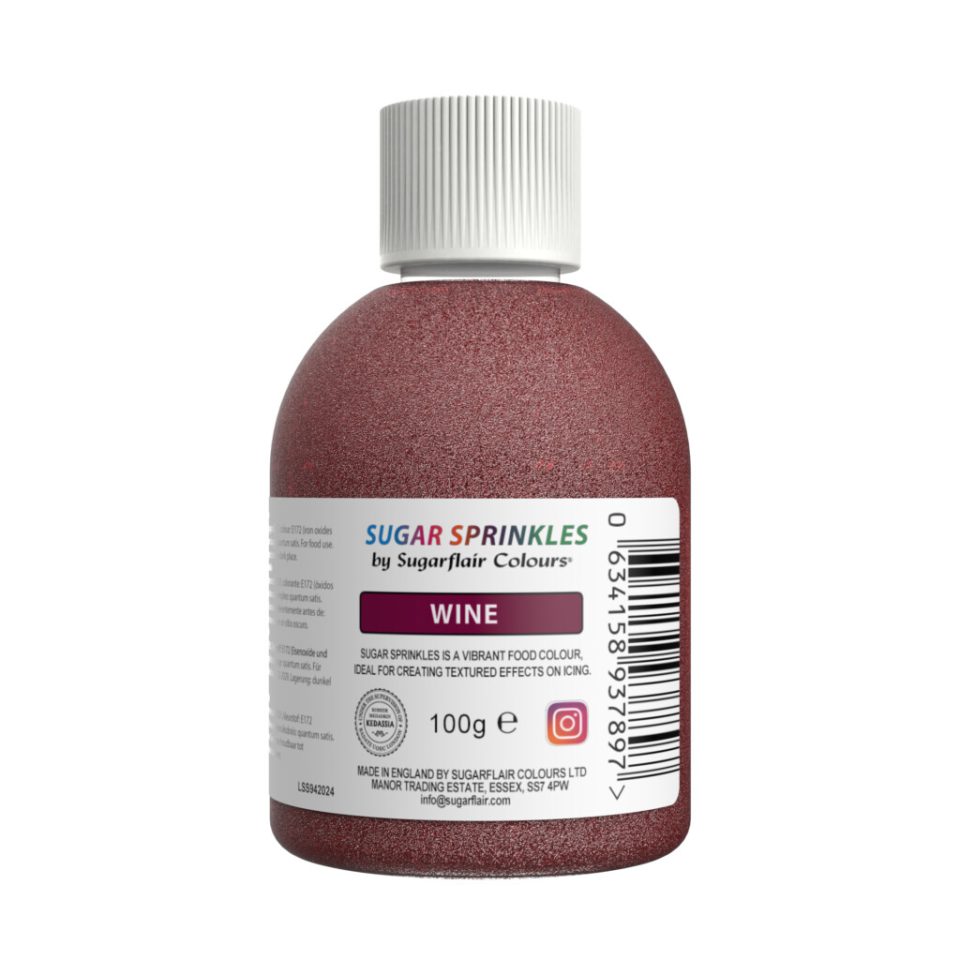 Sugarflair Sugar Sprinkles Wine 100 g