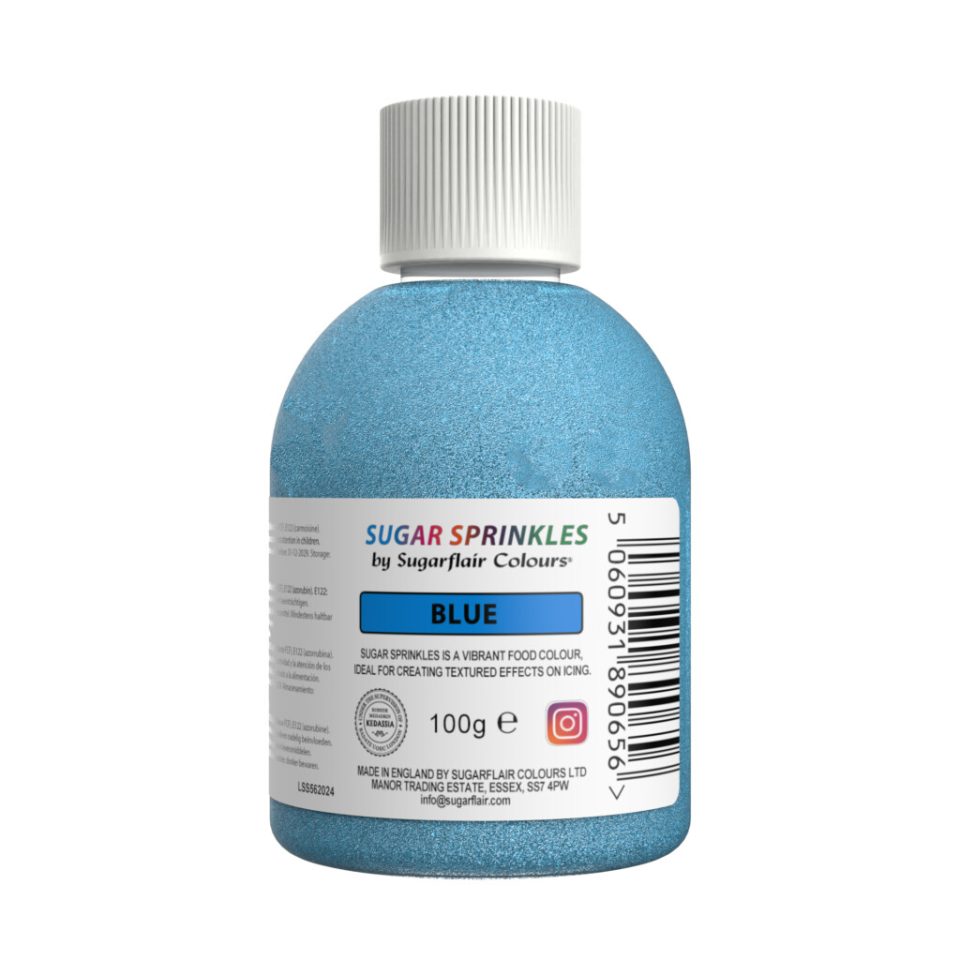 Sugarflair Sugar Sprinkles Blue 100 g