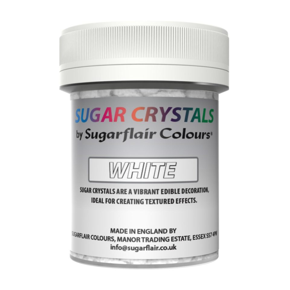 Sugarflair Sugar Crystals White 40 g