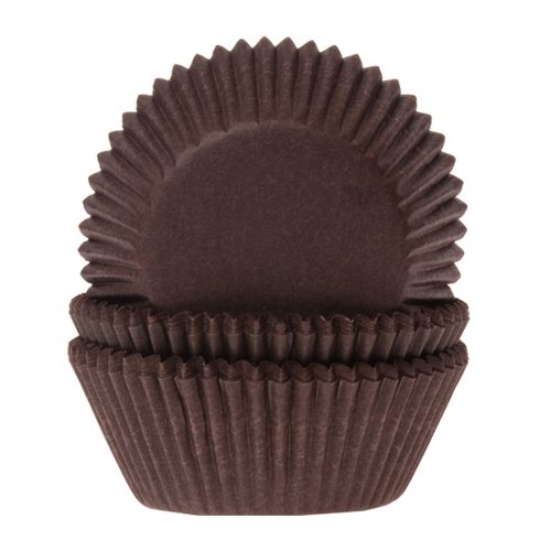 House of Marie cupcakevormpjes Brown 48 stuks