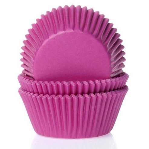House of Marie cupcakevormpjes Pink 48 stuks