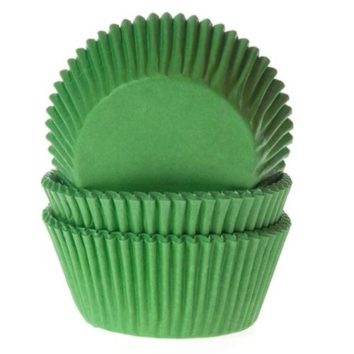 House of Marie cupcakevormpjes Grass green 48 stuks