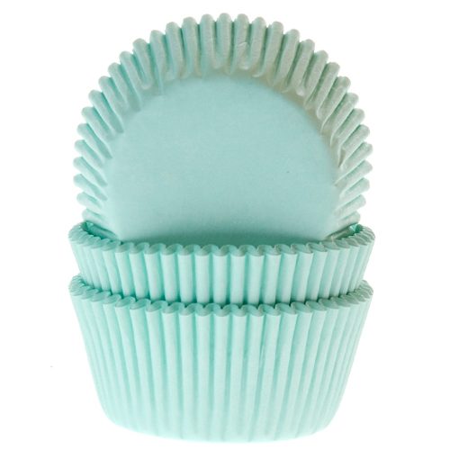 House of Marie cupcakevormpjes Mint 48 stuks