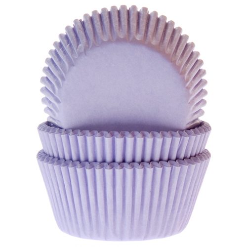 House of Marie cupcakevormpjes Lilac 48 stuks