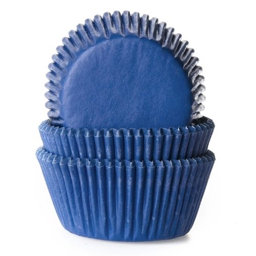 House of Marie cupcakevormpjes Jeans Blue 48 stuks