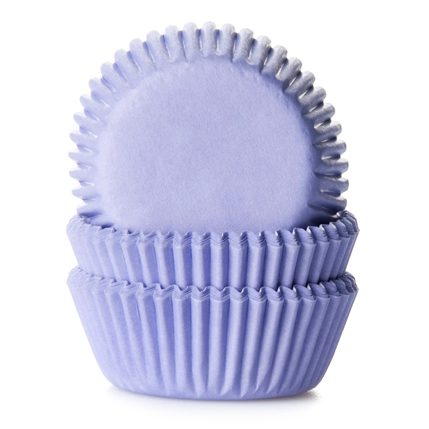 House of Marie Mini cupcakevormpjes Lila 60 stuks