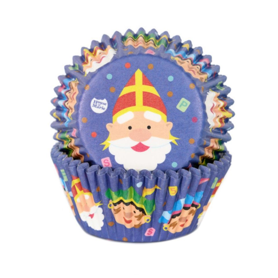 House of Marie cupcakevormpjes Sinterklaas 48 stuks