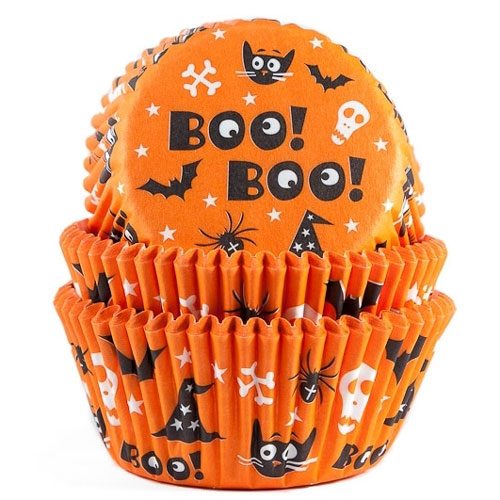 House of Marie cupcakevormpjes Scary 48 stuks