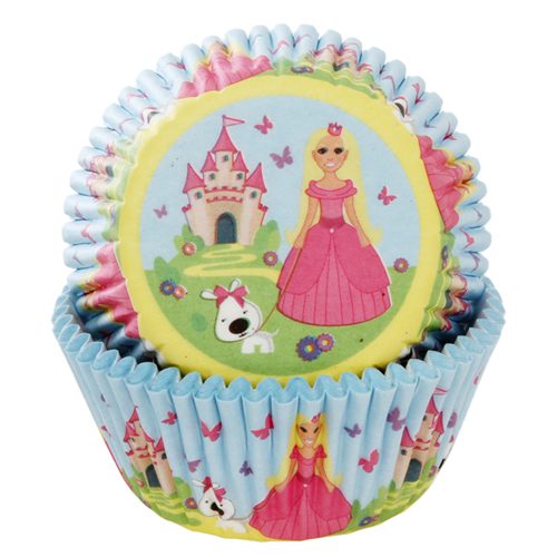 House of Marie cupcakevormpjes Princess 48 stuks