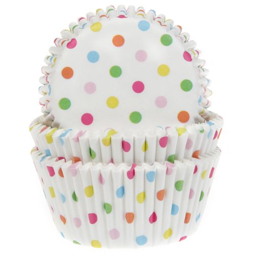 House of Marie cupcakevormpjes Confetti 48 stuks