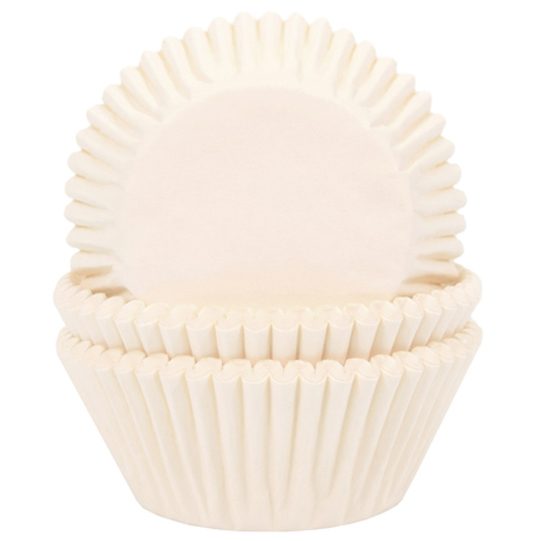 House of Marie cupcakevormpjes Ivory 48 stuks