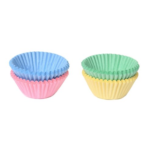 House of Marie Petit Four cupcakevormpjes Pastel Assorti 100 stuks