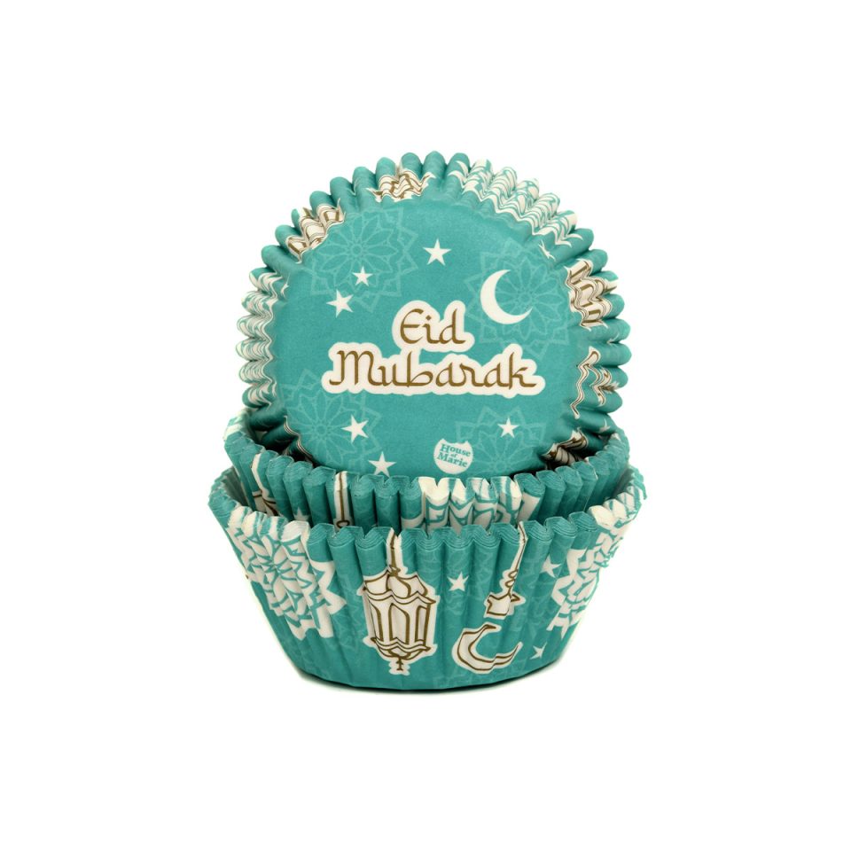 House of Marie cupcakevormpjes Eid Mubarak 48 stuks
