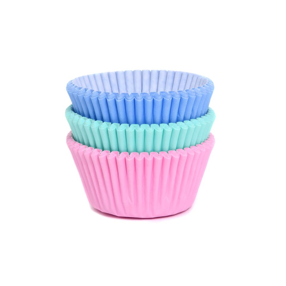 House of Marie cupcakevormpjes Assorti Pastel 72 stuks