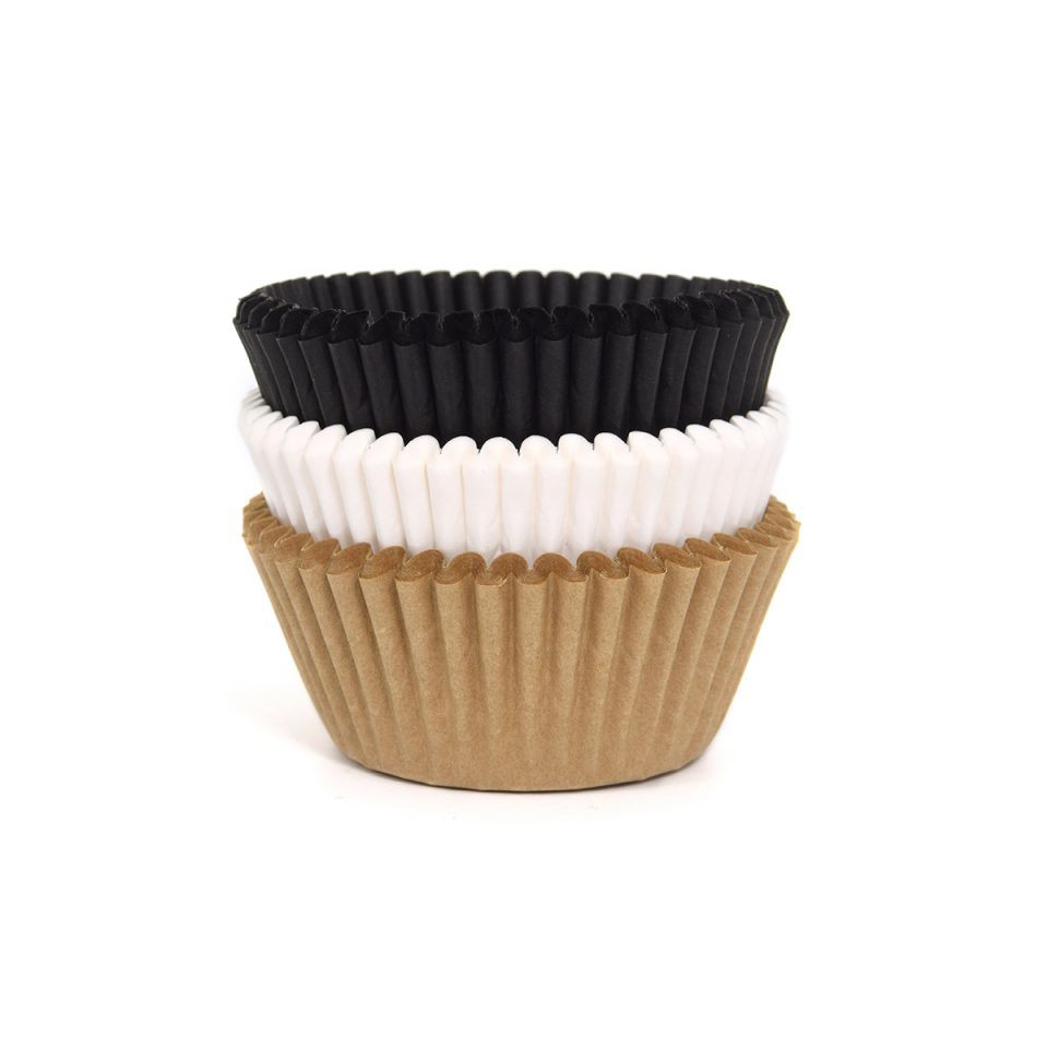 House of Marie cupcakevormpjes Assorti Natural 72 stuks