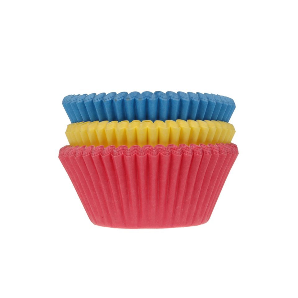 House of Marie cupcakevormpjes Assorti Primary 72 stuks