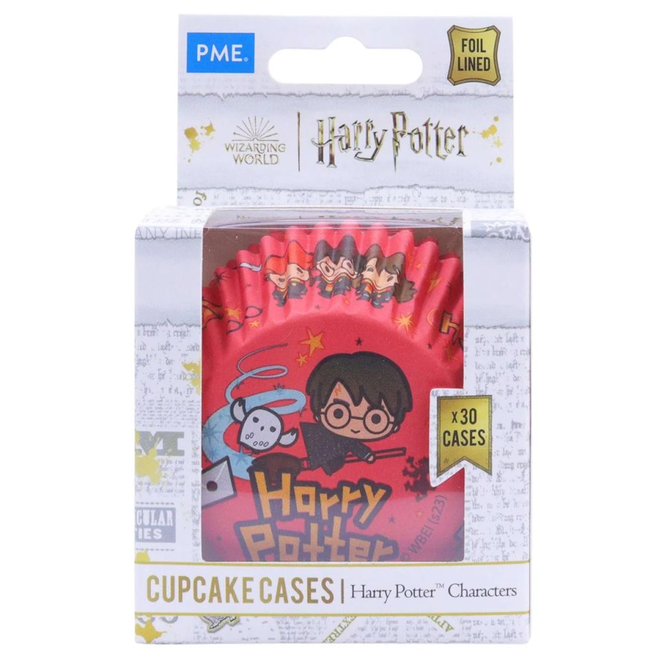 PME Foil cupcakevormpjes Harry Potter Characters 30 stuks