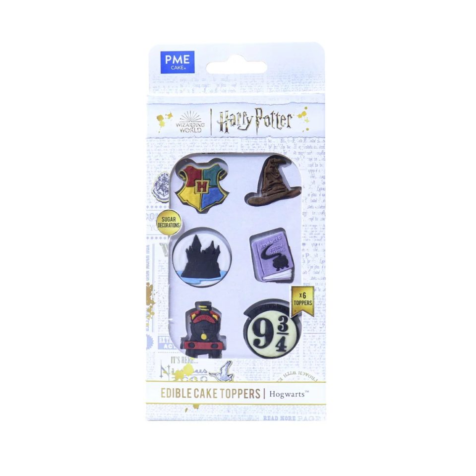 PME Harry Potter Edible Cupcake Toppers Hogwarts 6 stuks