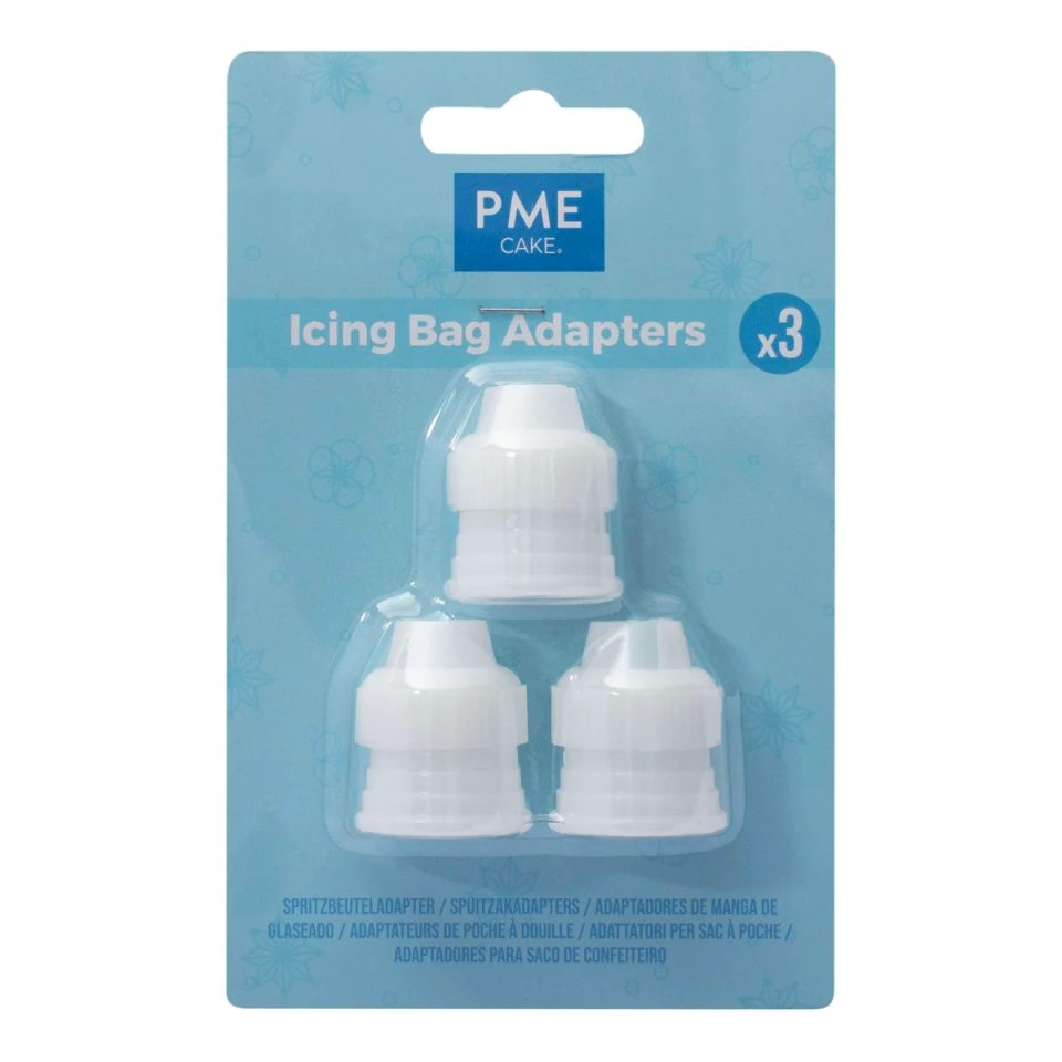 PME Icing Bag Adaptors set van 3