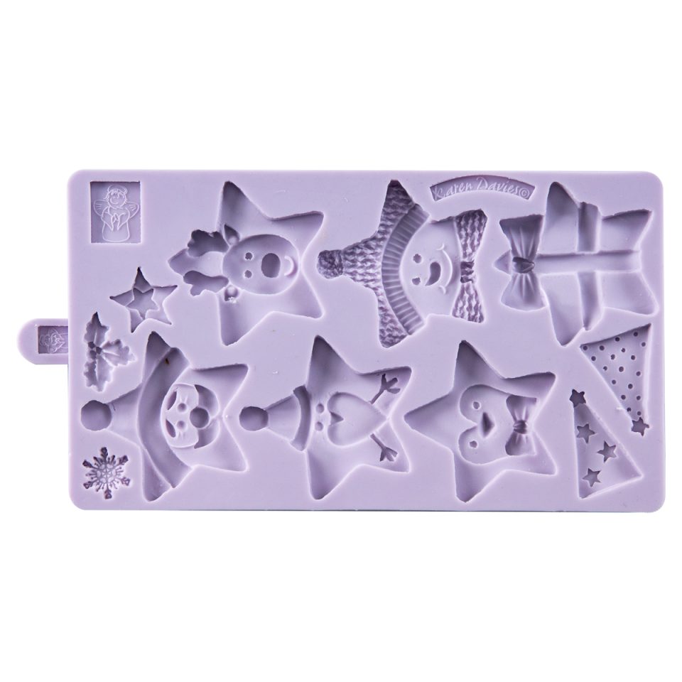 Karen Davies siliconen mal Christmas Stars