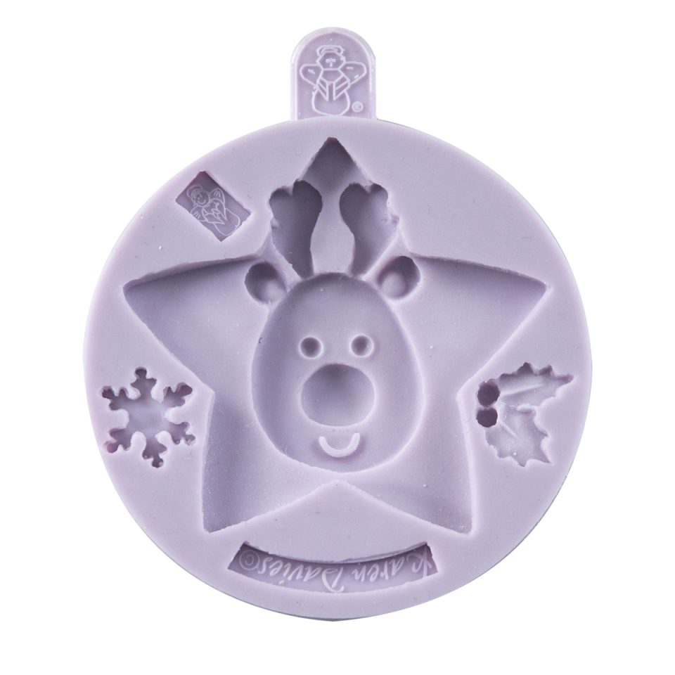 Karen Davies siliconen mal Star Reindeer