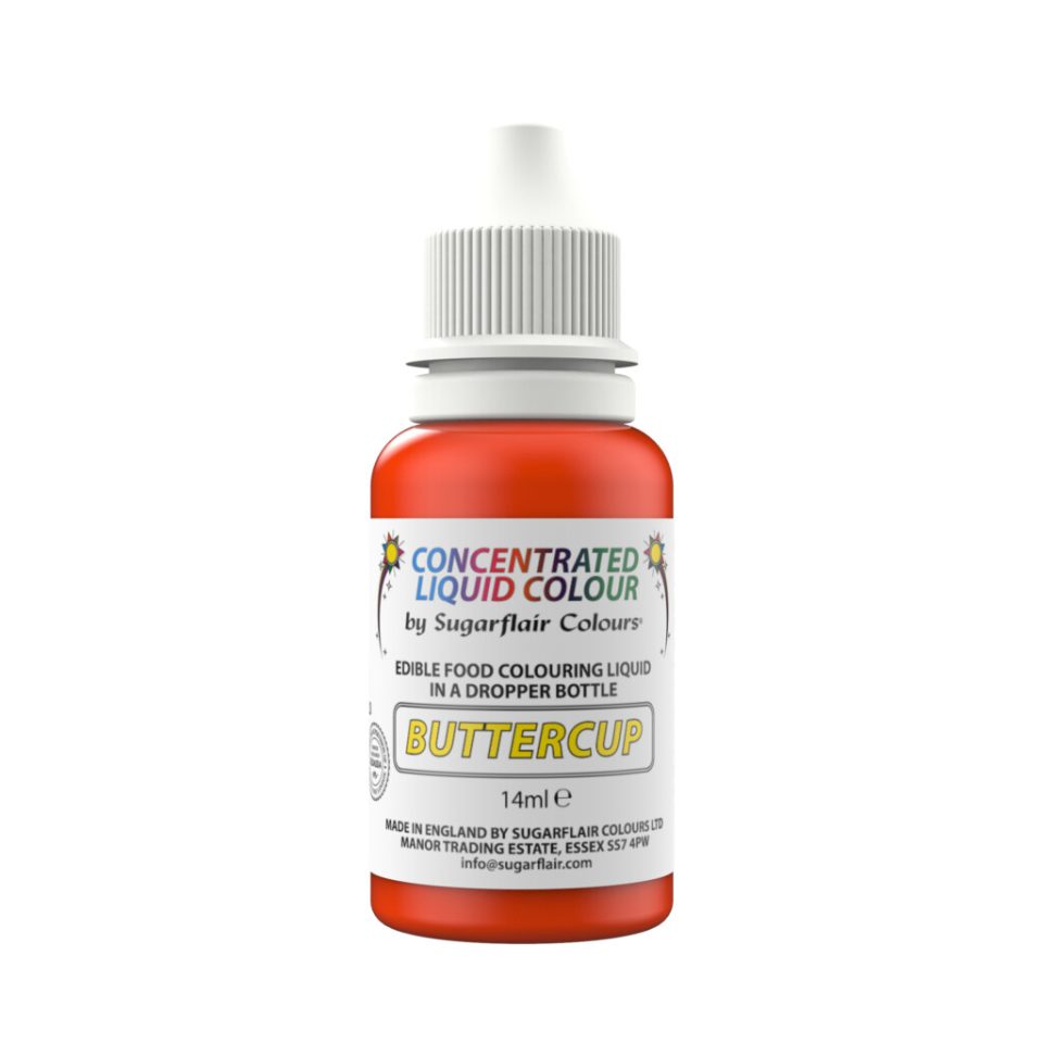 Sugarflair Edible Droplet Paint Buttercup 14 ml