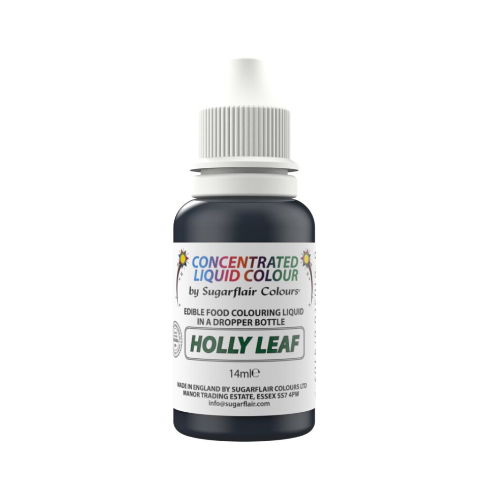 Sugarflair Edible Droplet Paint Holly Leaf 14 ml