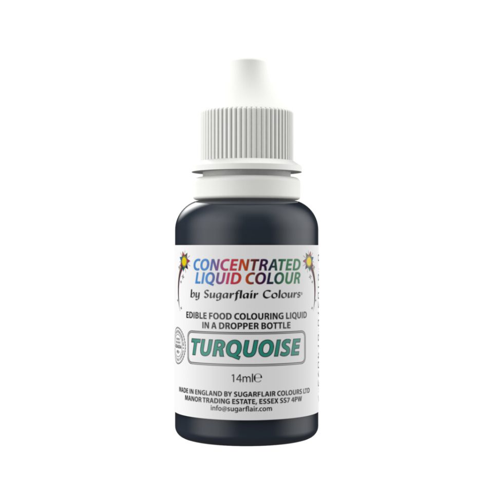 Sugarflair Edible Droplet Paint Turquoise 14 ml