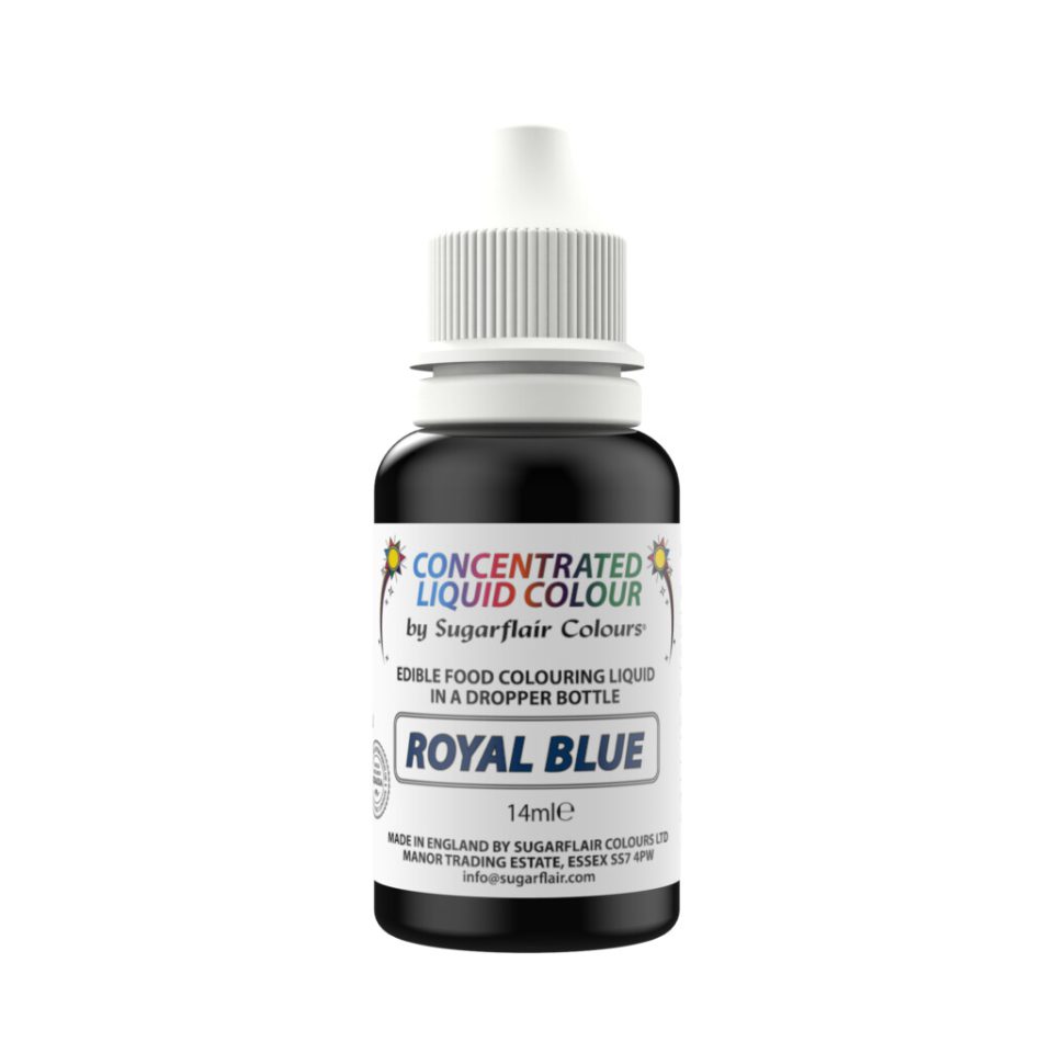 Sugarflair Edible Droplet Paint Royal Blue 14 ml