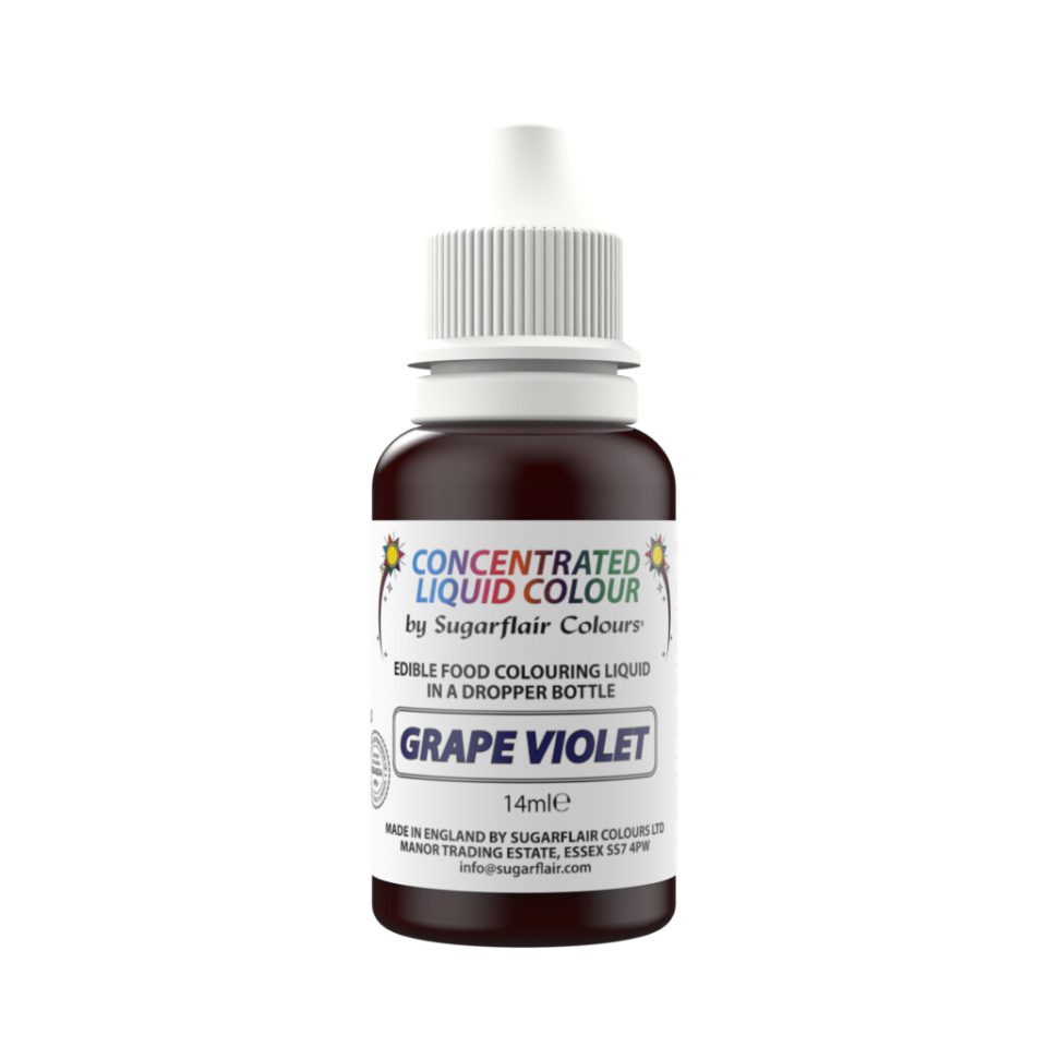 Sugarflair Edible Droplet Paint Grape Violet 14 ml