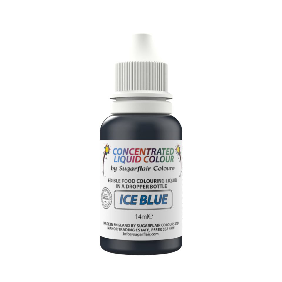 Sugarflair Edible Droplet Paint Ice Blue 14 ml