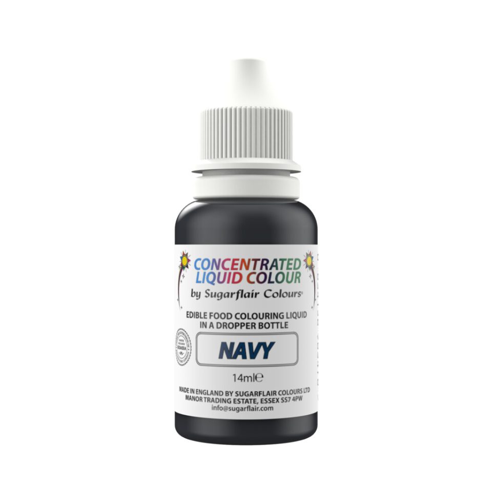 Sugarflair Edible Droplet Paint Navy Blue 14 ml