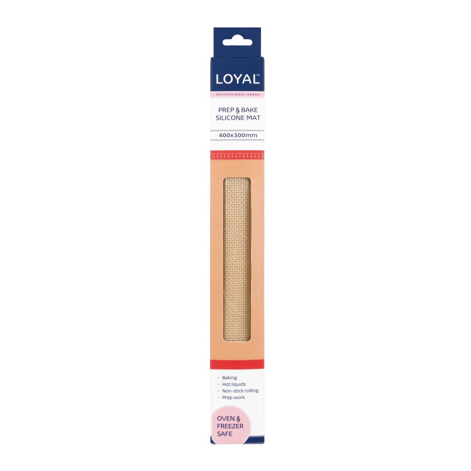 LOYAL Prep & Bake siliconen mat 40x30 cm
