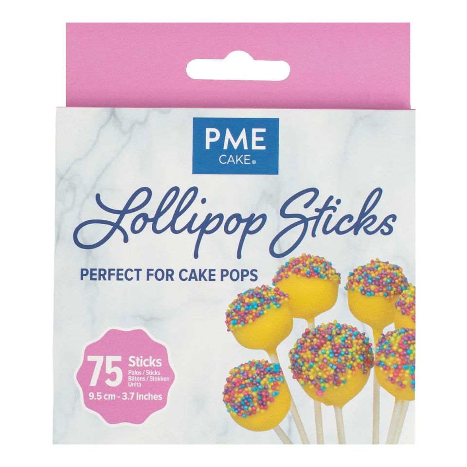 PME lollystokjes 9,5 cm 75 stuks