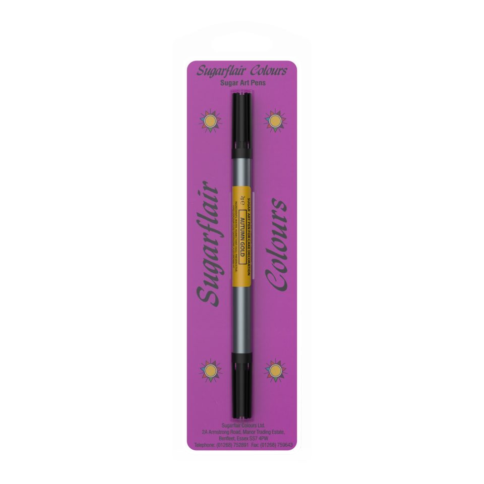 Sugarflair Sugar Art Pen Autumn Gold