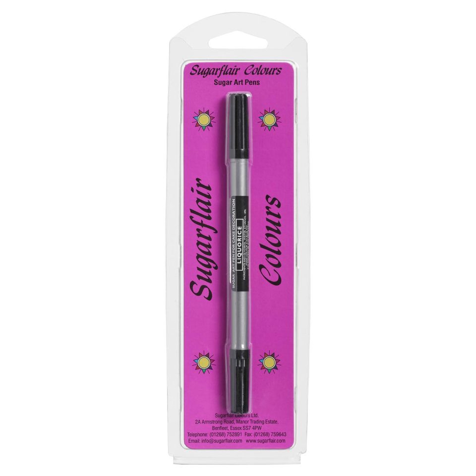 Sugarflair Sugar Art Pen Liquorice Black