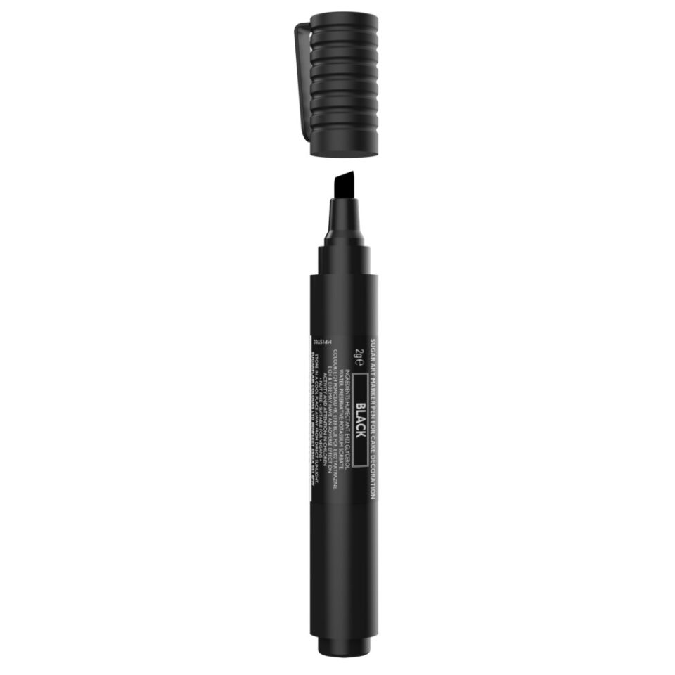 Sugarflair Edible Marker Pen Black