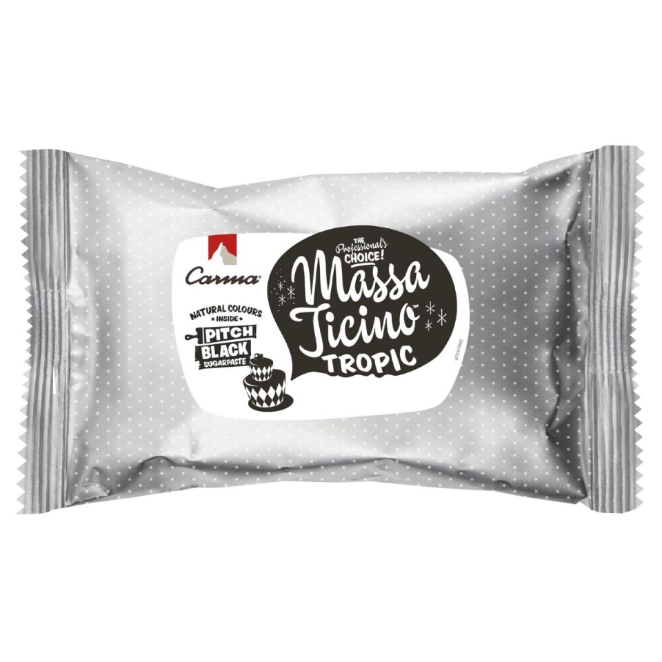 Massa Ticino Fondant Pitch Black 1 kg