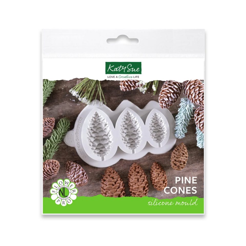 Katy Sue siliconen mal Pine Cones by Nicholas Lodge