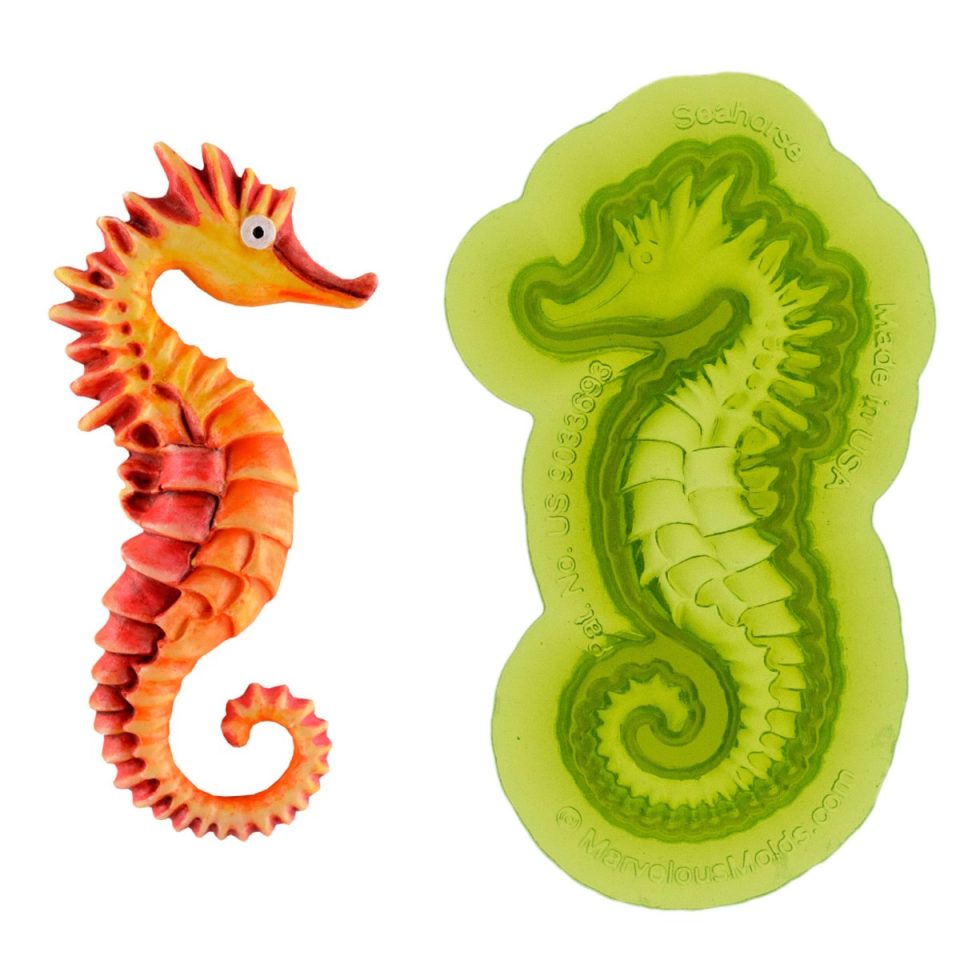 Marvelous Molds siliconen mal Seahorse mal