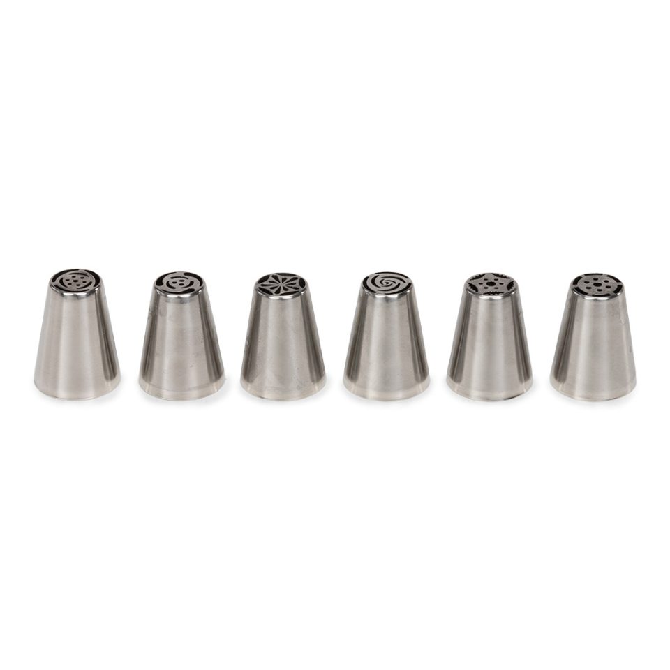 Patisse spuitmondje Flowers set van 6