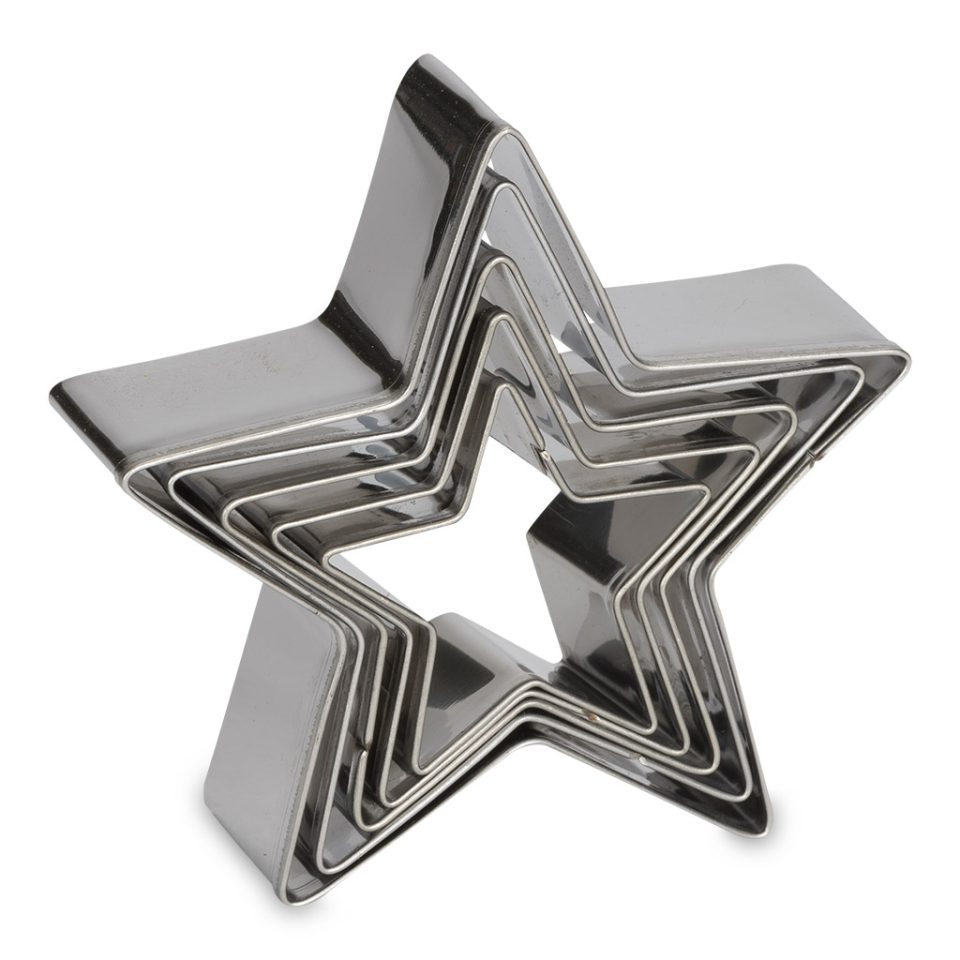 Patisse uitsteker Star set van 5