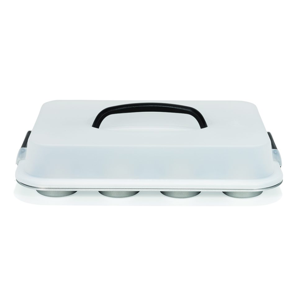 Patisse Silver-Top muffinvorm with Carrying Lid 35 cm