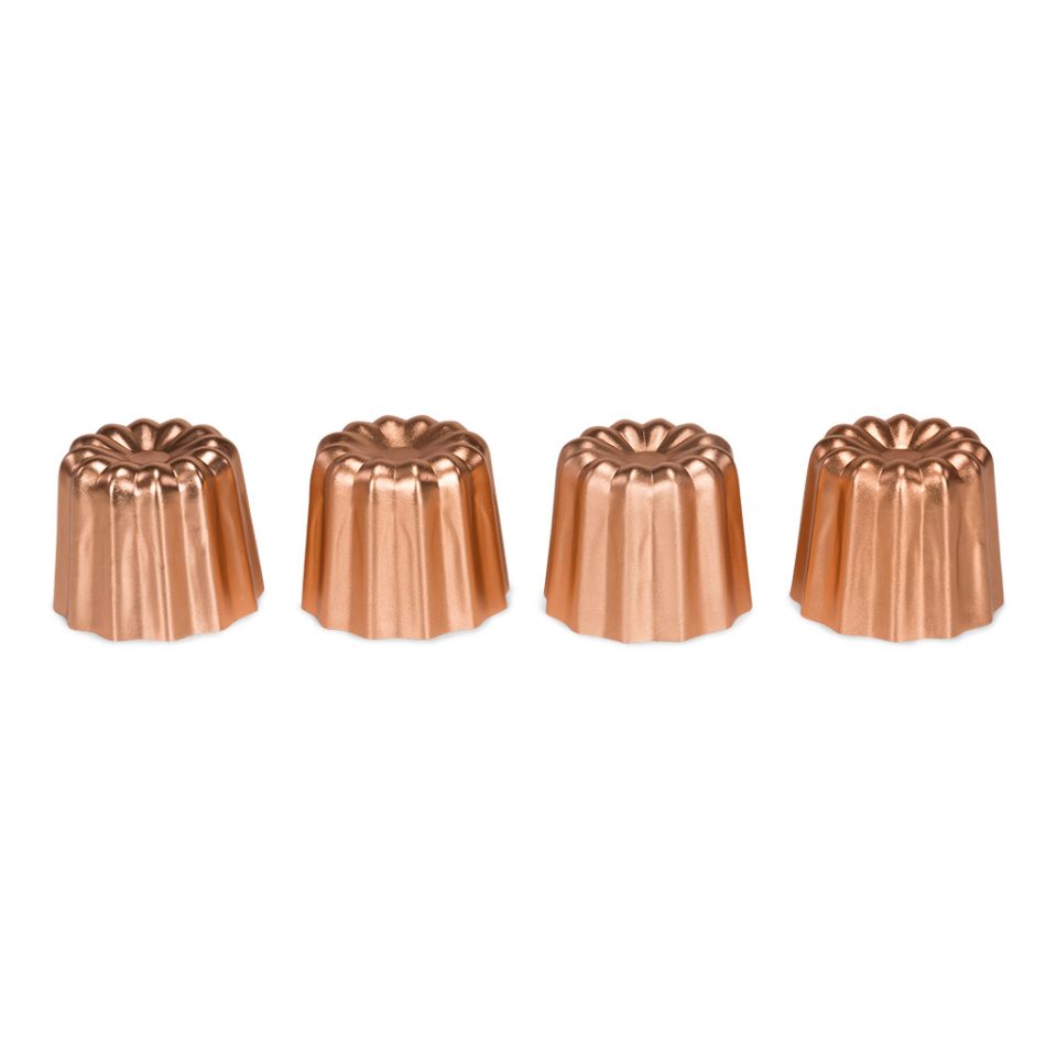 Patisse Canelé Moulds set van 4