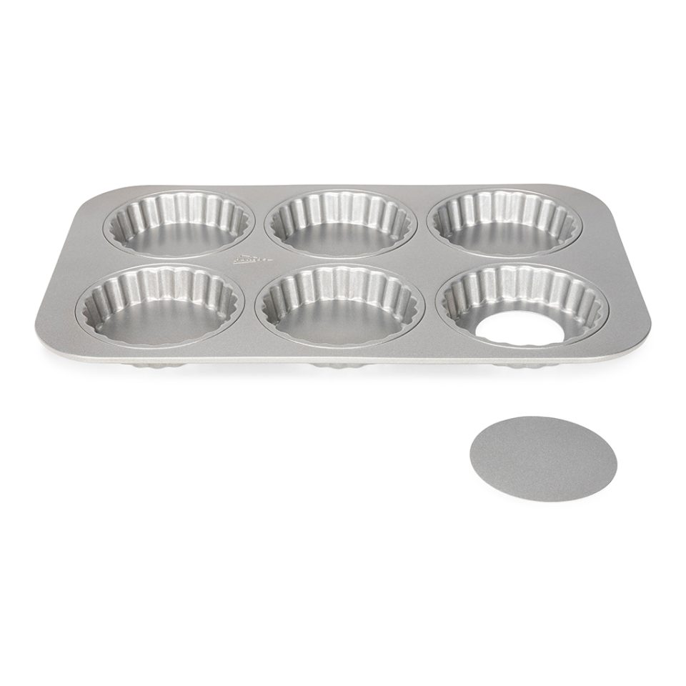 Patisse Mini Quiche Pan Loose Bottom Ø10 cm 6 Cavities