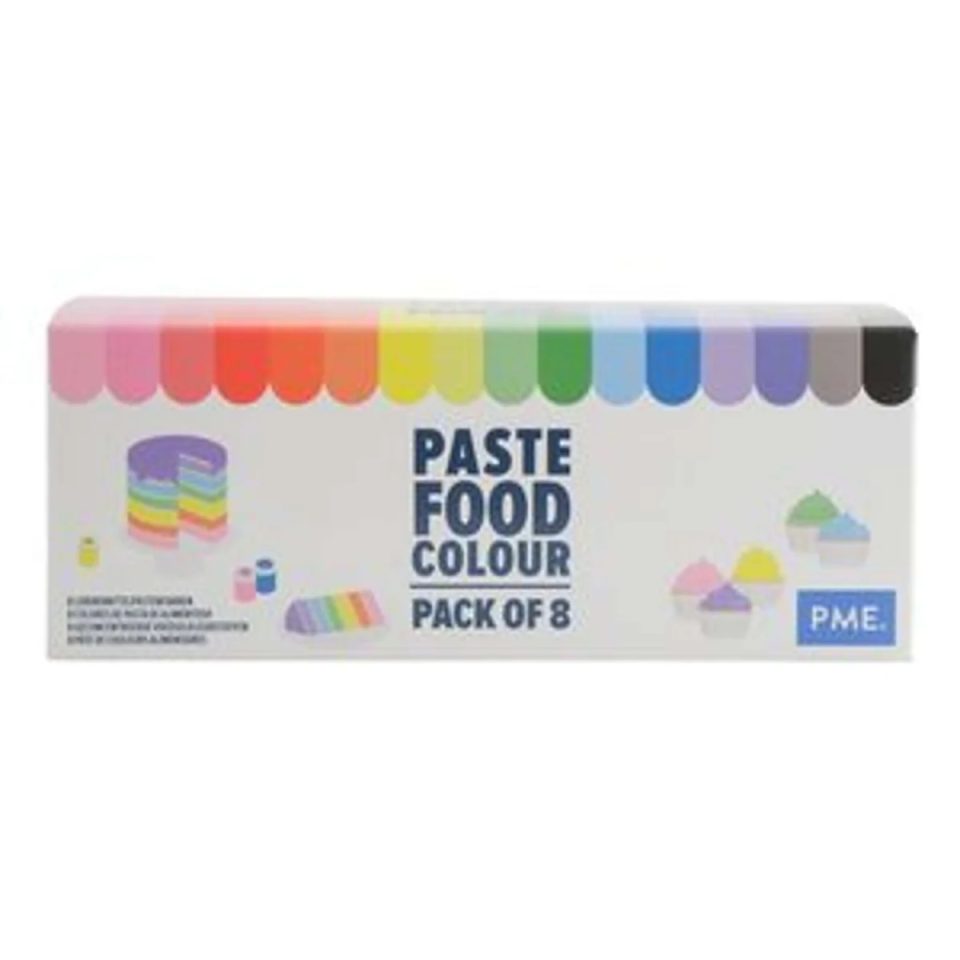 PME Paste Colours set van 8