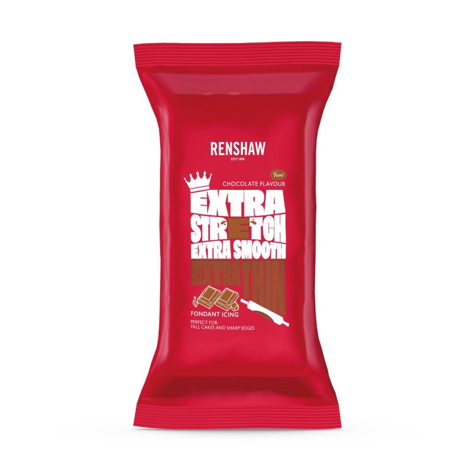 Renshaw Extra Fondant Chocolate Brown 1 kg