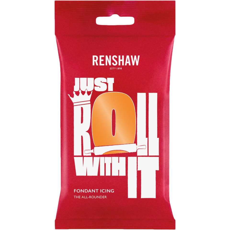 Renshaw Fondant Tiger Orange 250 g