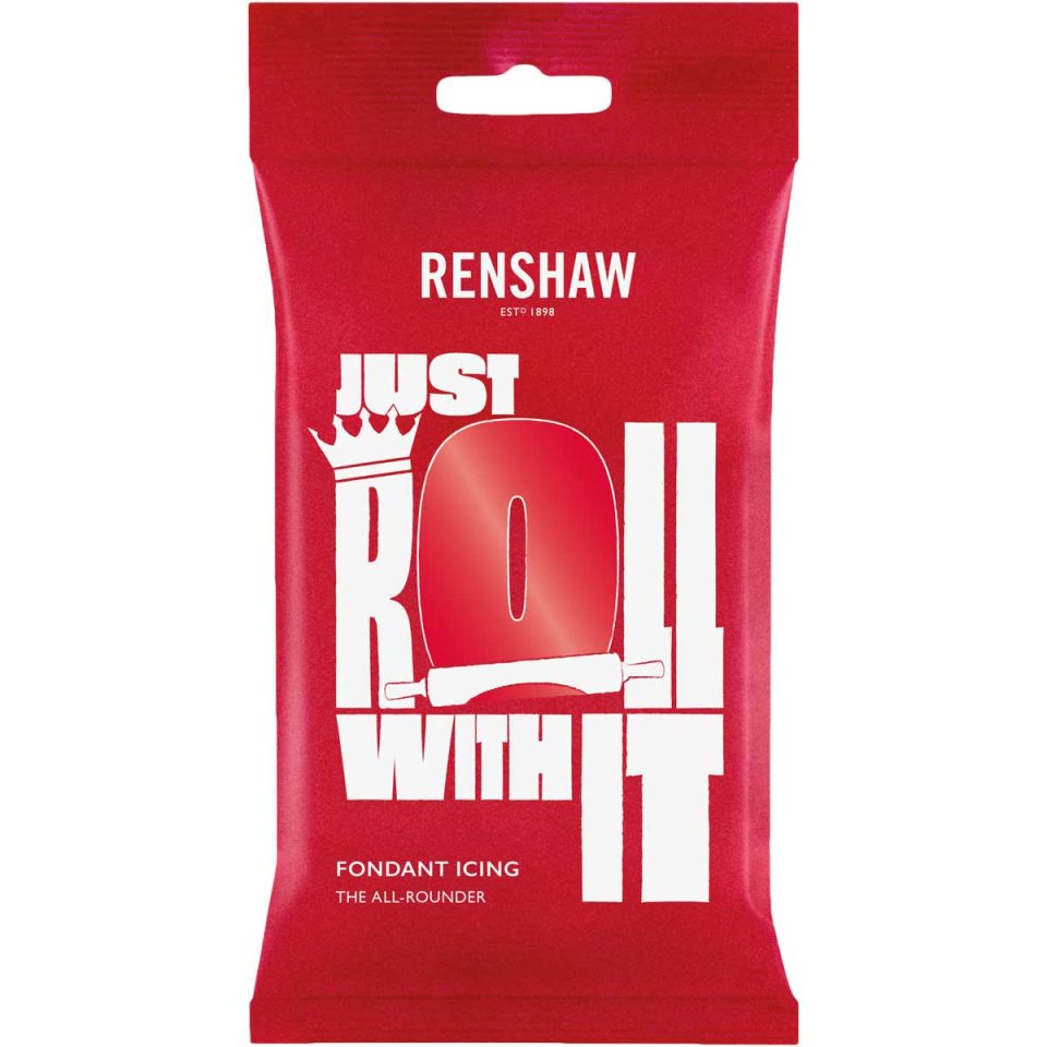 Renshaw Fondant Poppy Red 250 g