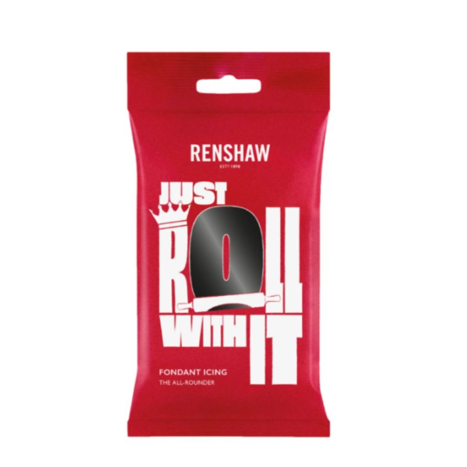 Renshaw Fondant Jet Black 250 g